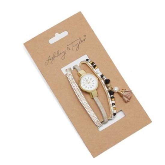 Image sur ASHLEY & TAYLOR - Montre Bohemian Et Set De Bracelet