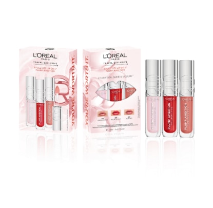 Image de L'Oreal Paris - Paradise Lip Plump Oil Trio