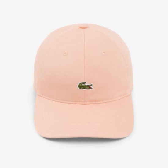 Image sur LACOSTE - Casquette en twill de coton - Orange