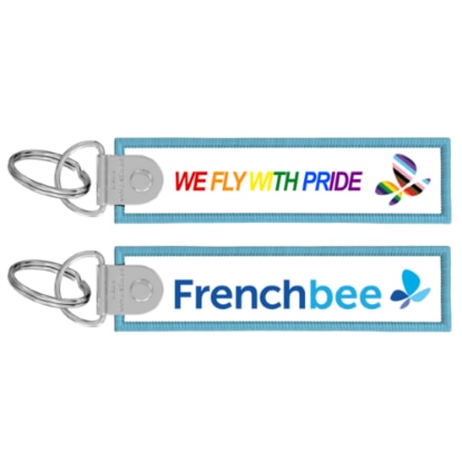 Image de FRENCH BEE - Porte clé Flamme Gay Pride