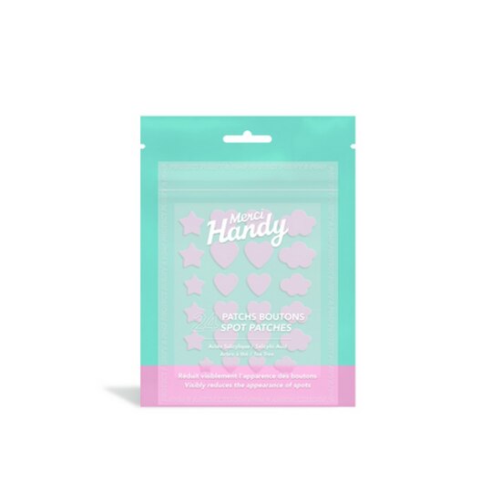Image sur MERCI HANDY - 24 Patchs Boutons rose